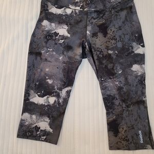 Reebok Gray Patterned Leggings